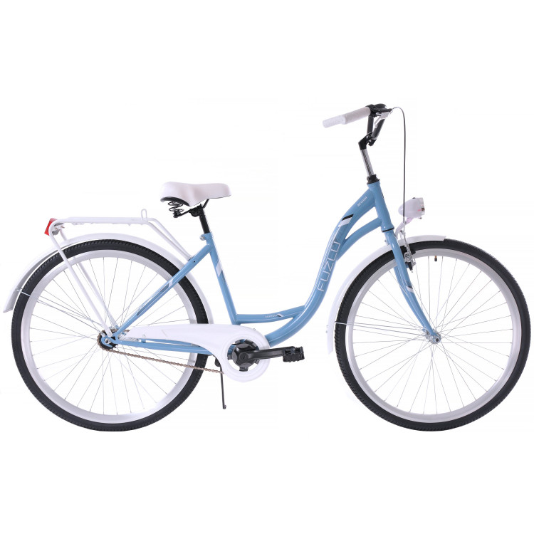 Mestský bicykel 28 Fuzlu Nevada S-1 Svetlo modrý